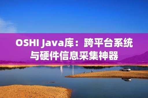 OSHI Java库：跨平台系统与硬件信息采集神器