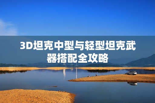 3D坦克中型与轻型坦克武器搭配全攻略