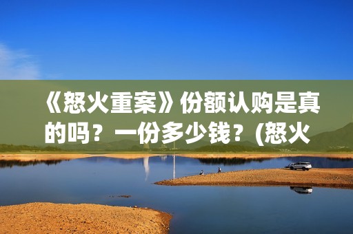 《怒火重案》份额认购是真的吗？一份多少钱？(怒火重案全剧情)