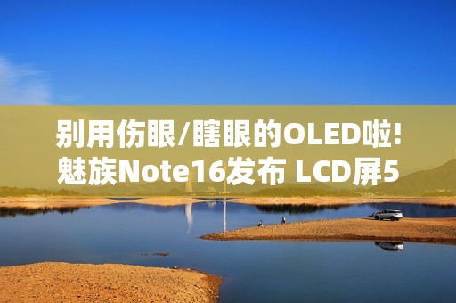 别用伤眼/瞎眼的OLED啦!魅族Note16发布 LCD屏594元起