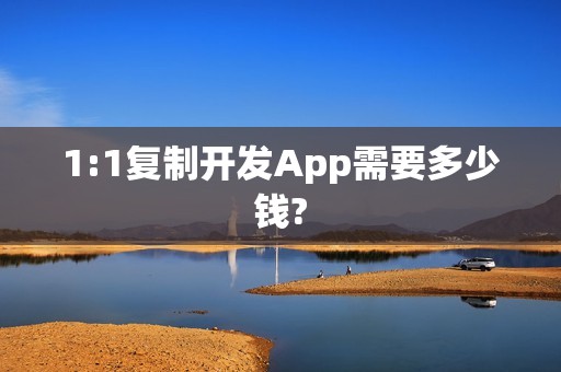 1:1复制开发App需要多少钱?