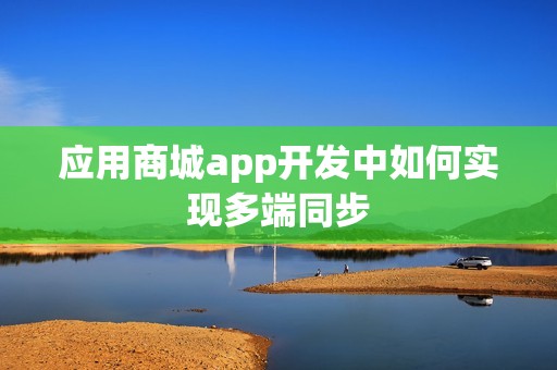 应用商城app开发中如何实现多端同步