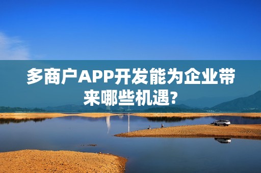 多商户APP开发能为企业带来哪些机遇?