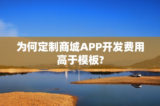 为何定制商城APP开发费用高于模板?