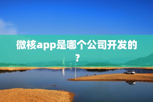 微核app是哪个公司开发的？