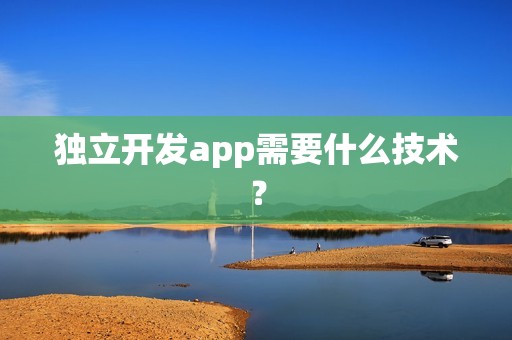 独立开发app需要什么技术？