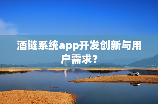酒链系统app开发创新与用户需求？