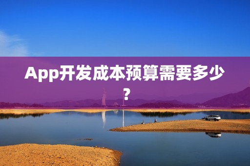 App开发成本预算需要多少？
