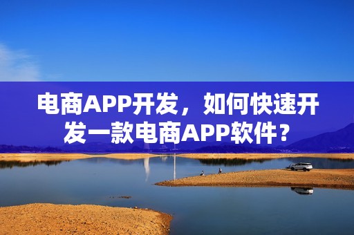 电商APP开发，如何快速开发一款电商APP软件？