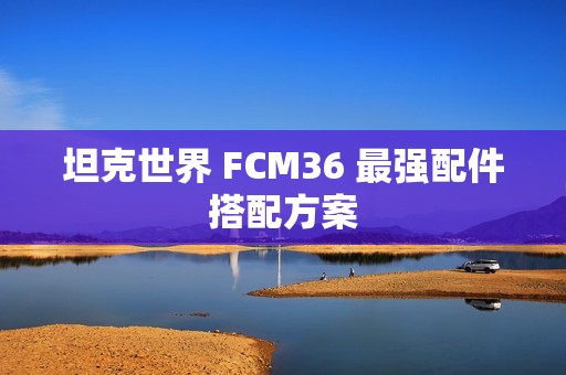 坦克世界 FCM36 最强配件搭配方案