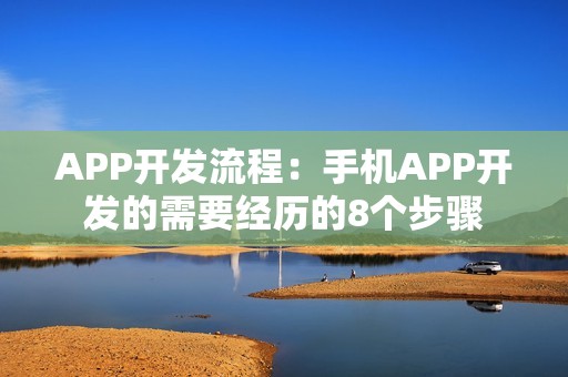 APP开发流程：手机APP开发的需要经历的8个步骤