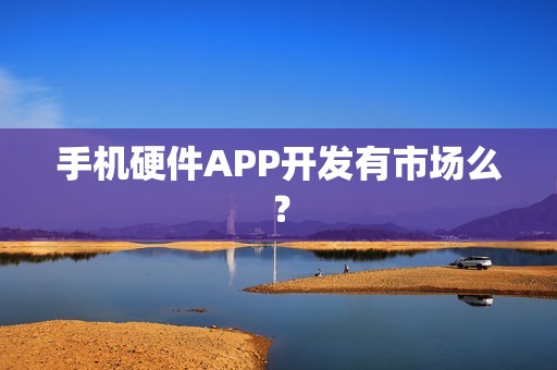 手机硬件APP开发有市场么？