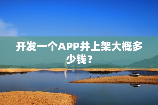 开发一个APP并上架大概多少钱？