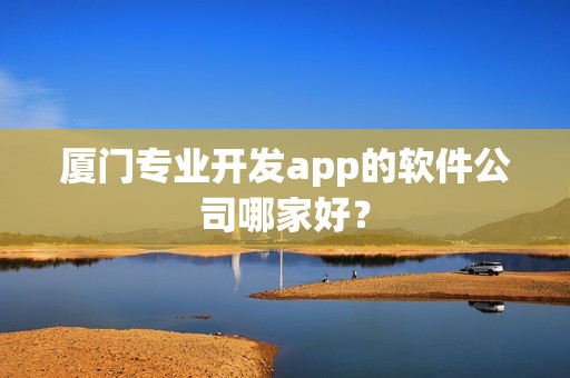 厦门专业开发app的软件公司哪家好？