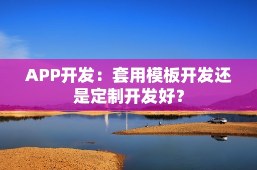 APP开发：套用模板开发还是定制开发好？