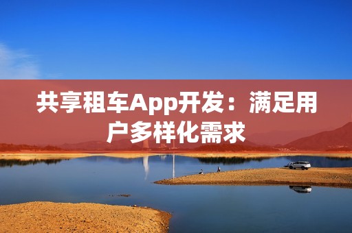 共享租车App开发：满足用户多样化需求