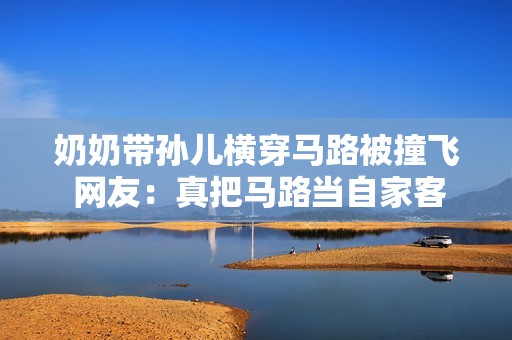 奶奶带孙儿横穿马路被撞飞 网友：真把马路当自家客厅了！