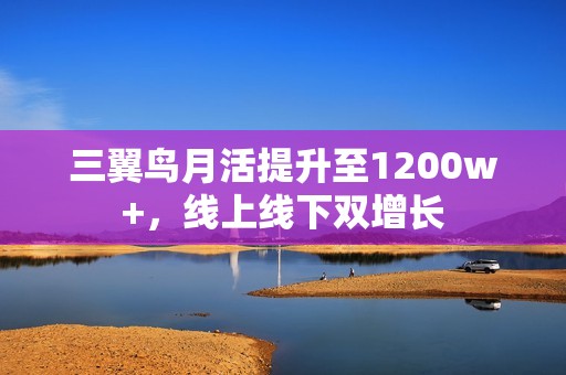 三翼鸟月活提升至1200w+，线上线下双增长