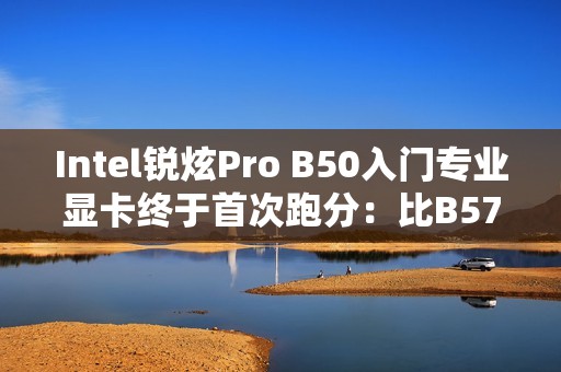 Intel锐炫Pro B50入门专业显卡终于首次跑分：比B570慢了约20%