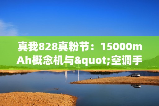 真我828真粉节：15000mAh概念机与"空调手机"正式亮相！