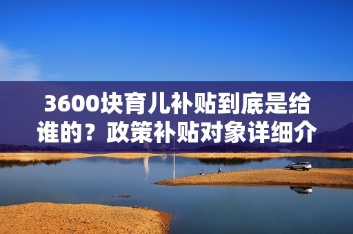 3600块育儿补贴到底是给谁的？政策补贴对象详细介绍