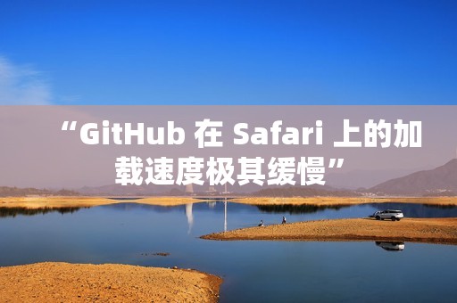 “GitHub 在 Safari 上的加载速度极其缓慢”