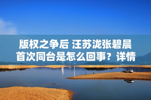 版权之争后 汪苏泷张碧晨首次同台是怎么回事？详情介绍