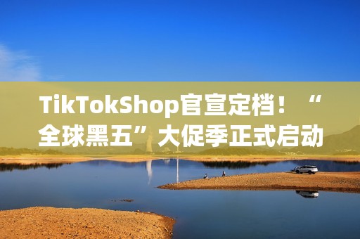 TikTokShop官宣定档！“全球黑五”大促季正式启动备战！开启全年生意巅峰冲刺