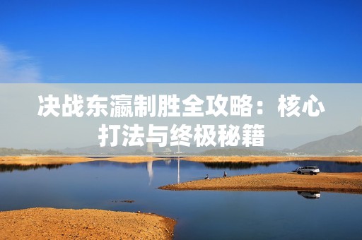 决战东瀛制胜全攻略：核心打法与终极秘籍