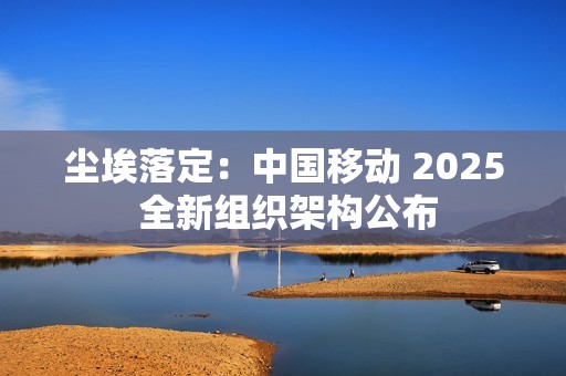 尘埃落定：中国移动 2025 全新组织架构公布