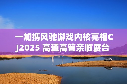 一加携风驰游戏内核亮相CJ2025 高通高管亲临展台