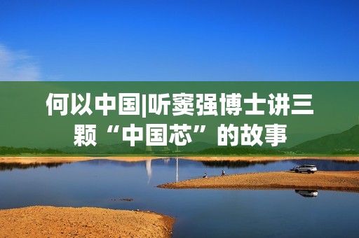 何以中国|听窦强博士讲三颗“中国芯”的故事