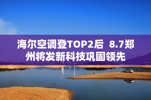 海尔空调登TOP2后  8.7郑州将发新科技巩固领先