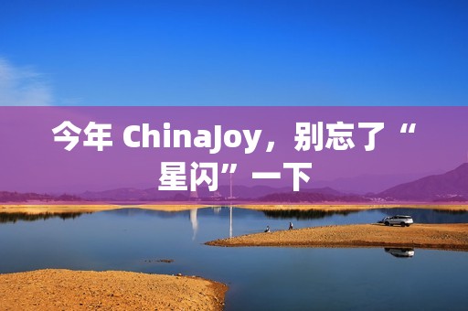 今年 ChinaJoy，别忘了“星闪”一下