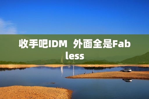 收手吧IDM  外面全是Fabless