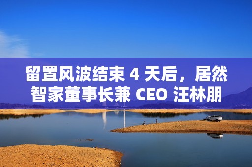 留置风波结束 4 天后，居然智家董事长兼 CEO 汪林朋在家中身故