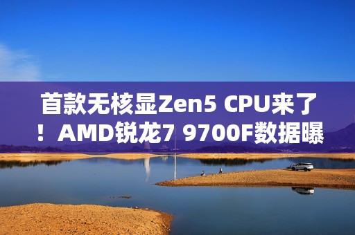 首款无核显Zen5 CPU来了！AMD锐龙7 9700F数据曝光