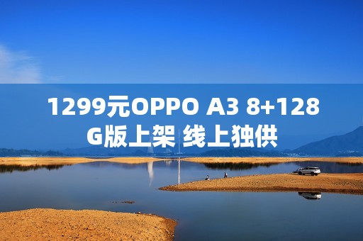1299元OPPO A3 8+128G版上架 线上独供