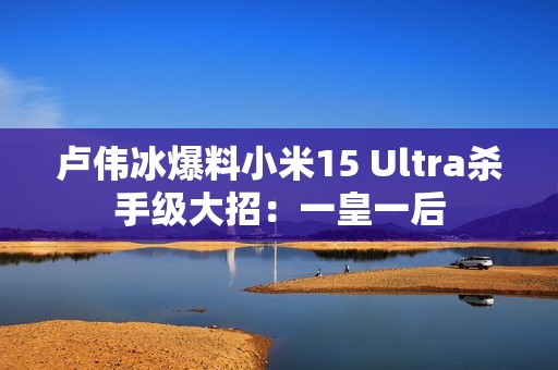 卢伟冰爆料小米15 Ultra杀手级大招：一皇一后