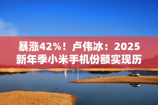暴涨42%！卢伟冰：2025新年季小米手机份额实现历史性逆转