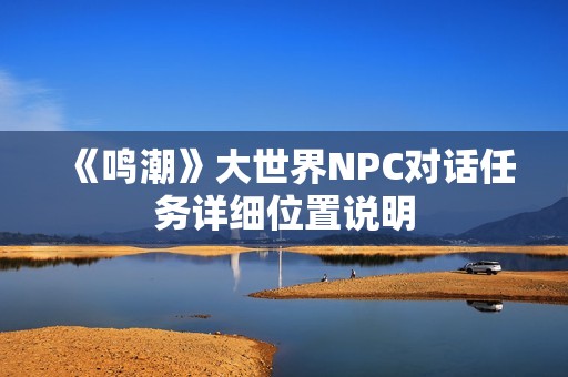 《鸣潮》大世界NPC对话任务详细位置说明