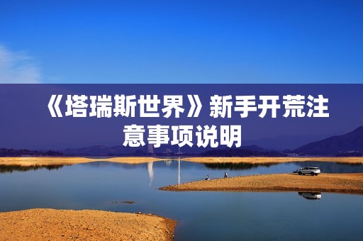 《塔瑞斯世界》新手开荒注意事项说明