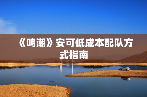 《鸣潮》安可低成本配队方式指南