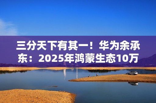三分天下有其一！华为余承东：2025年鸿蒙生态10万个应用是关键目标