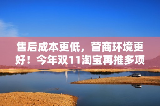 售后成本更低，营商环境更好！今年双11淘宝再推多项营商环境优化策略