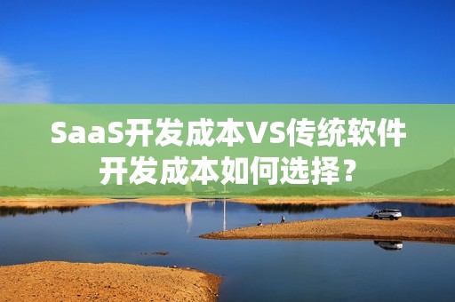 SaaS开发成本VS传统软件开发成本如何选择？