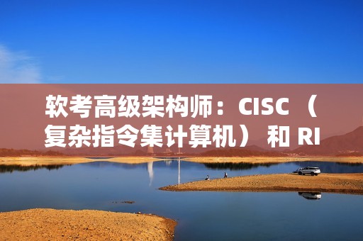 软考高级架构师：CISC （复杂指令集计算机） 和 RISC （精简指令集计算机）概念和例题
