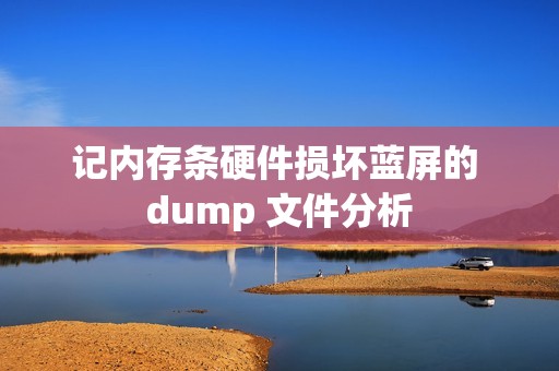 记内存条硬件损坏蓝屏的 dump 文件分析