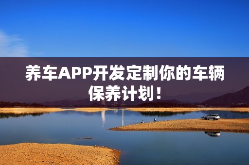 养车APP开发定制你的车辆保养计划！