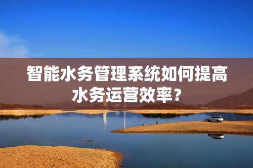 智能水务管理系统如何提高水务运营效率？
